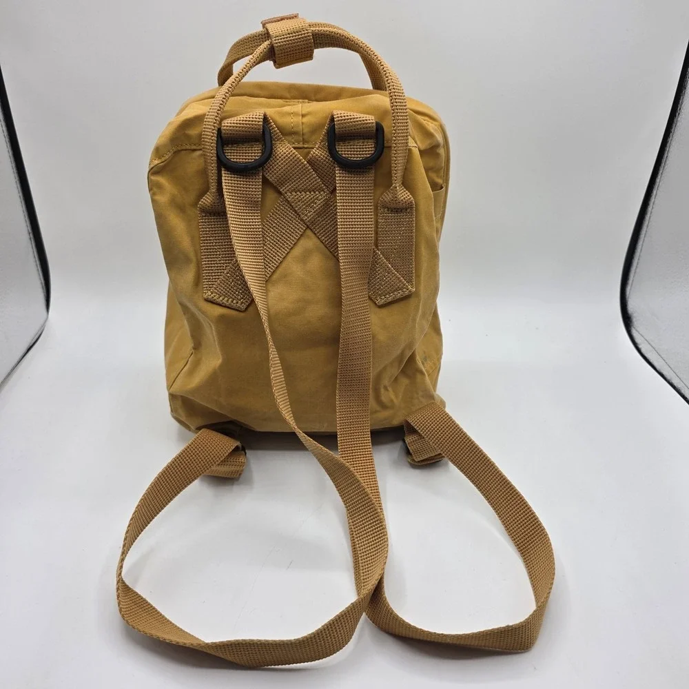 Fjallraven Kanken Mini Backpack Yellow Mustard Ochre Small Classic Bag Tote